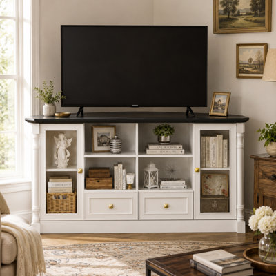 Corner TV Stand for TVs up to 65"