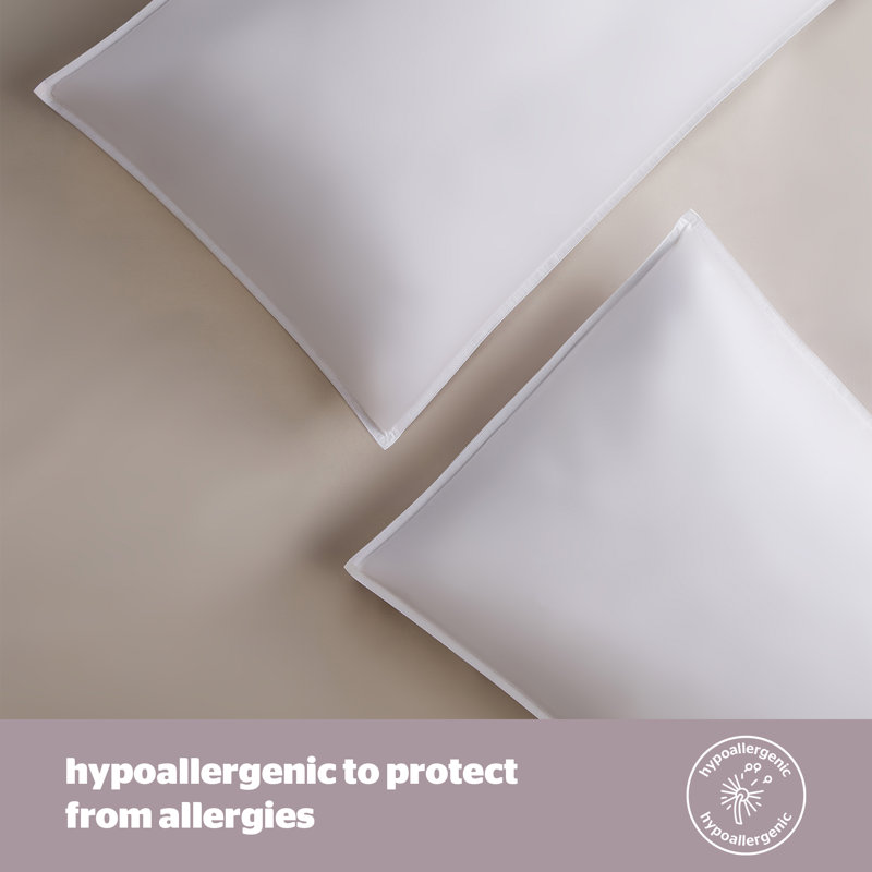 Silentnight Duck Feather Pillow Pair with Pure Cotton Cover