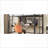 Twin Size Metal Loft Bed with L-Shaped Desk &amp; Charging Station, No Box Spring Needed, Black Space-Saving Design