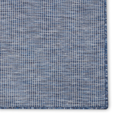 7' X 10' Navy Blue Power Loom Area Rug