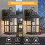 Zanyla 12.5" H Dusk to Dawn Outdoor Wall Lantern-271065030