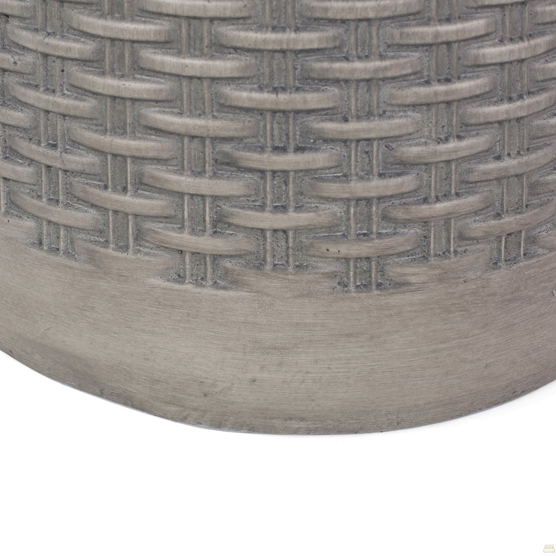 Table d'appoint d'extérieur ronde en béton