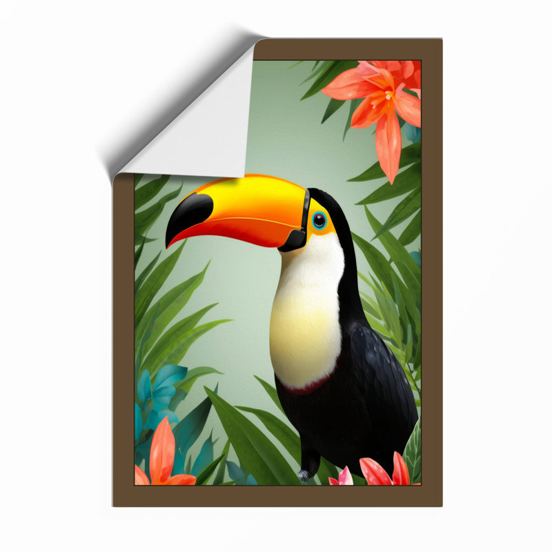 Toucan Tropical - Framed Print, A3 - 42.0 x 29.7 cm, Unframed