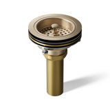 Duostrainer Sink drain and strainer with tailpiece