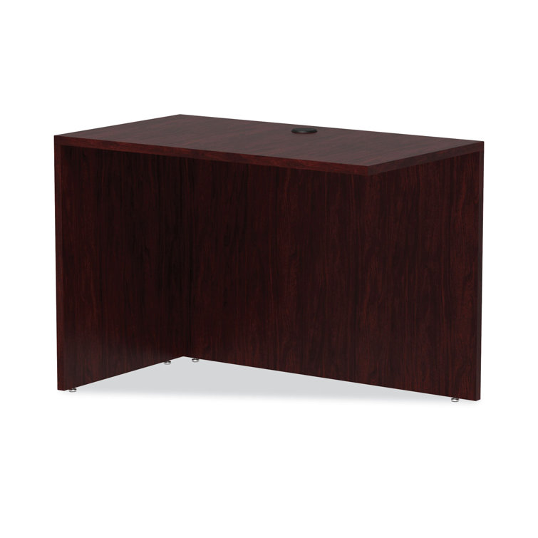 Alera Valencia Series Reversible Return/Bridge Shell, 42w x 23.63d x 29.5h. Mahogany Alera Valencia Series Reversible Return/Bridge Shell, 42w x 23.63d x 29.5h. Mahogany
