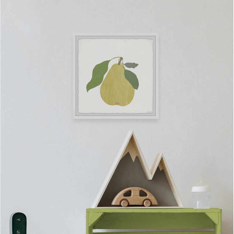 Bickerstaff Green Pear, reproduction encadrée, H 24 po x l 24 po x 1,5 po