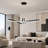 1-Light Dimmable Integrated LED Chandelier