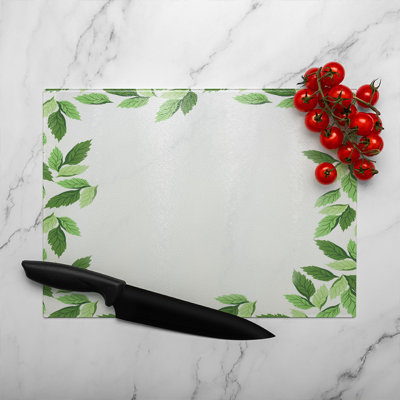 Border Glass Chopping Board