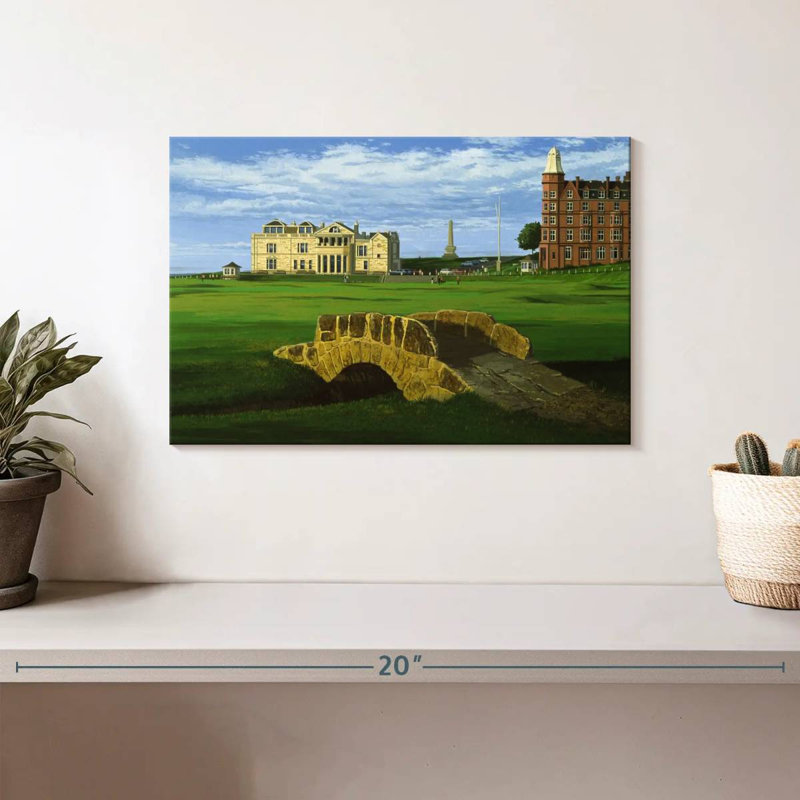 Kavia Golf Course V, 8" H x 12" W