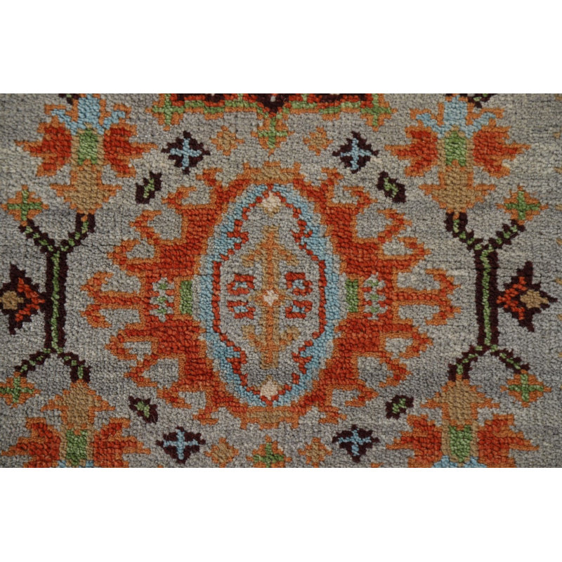 Tapis de couloir géométrique Heriz Serapi 3X8
