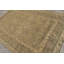 Tapis champagne en laine noué à la main de conception unique 5 pi 6 po x 8 pi 6 po