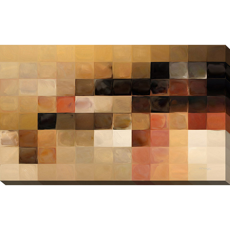 «Tile Art # 15 2013», reproduction d'art sur toile, H 24 po x l 40 po x P 1,5 po, Toile tendue