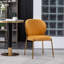 Chaise de salle à manger en velours-1043310814