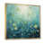 Toile avec cadre flottant or