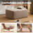 Nathasa 37" Corduroy Compression Ottoman-623188200