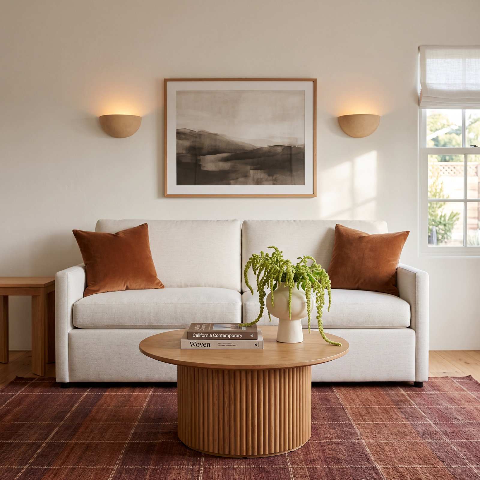 Damari 84'' Sofa, Nomad Snow Crypton® Chenille
