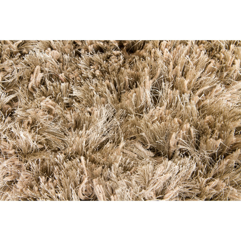 Celecot Hand Loomed Area Rug in Taupe, Rectangle 5' x 7'6"