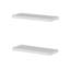 Tablette murale moderne Colesen, blanc uni, 23,6 po x 1,4 po x 9,1 po | 100% panneau de particules enduit de mélamine, épaisseur: 0,7 pouce | Conception élégante pour la maison ou le bureau, solution de rangement élégante pour les livres et les décorations-102349868