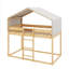 Lit superposé simple en bois avec dessus de tente confortable Comfy-235322157