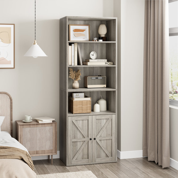 Gracie Oaks Caedence Storage Bookcase | Wayfair