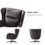 Fauteuil à oreilles Arcana-1333876161