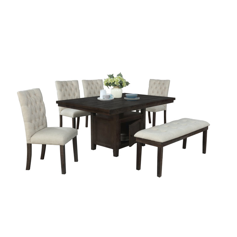 Johnstown Four Leg Dining Set, Beige