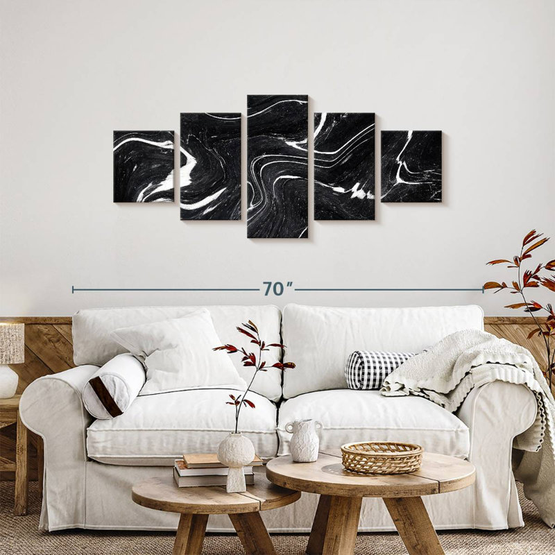 Débit noir, H 24 po x l 55 po