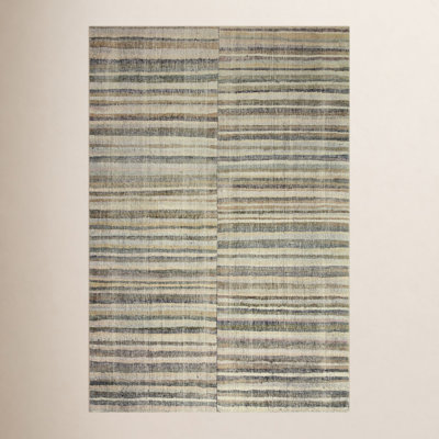 Chris Loves Julia x Loloi Humphrey Brown Green Rug