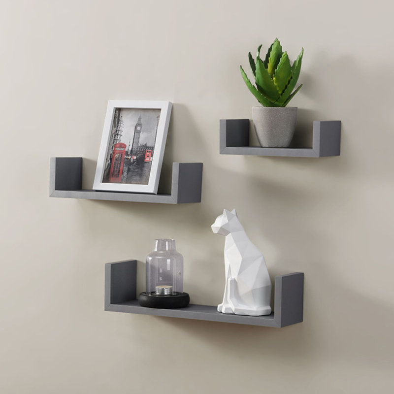 Caulen 3 Piece Floating Shelf