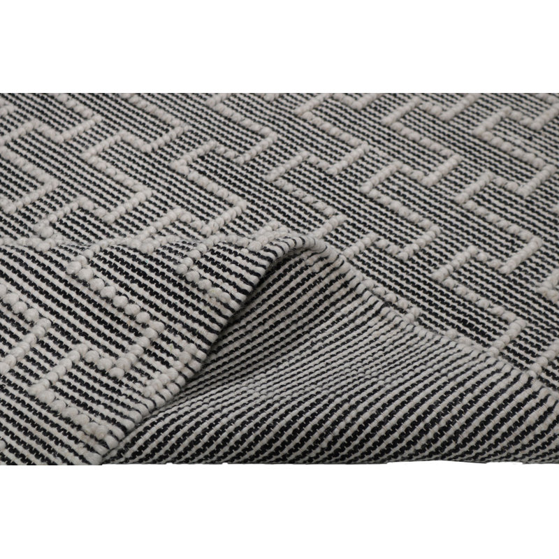 Geometric Indoor Rug, Rectangle 5' x 8'