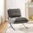 Charliee 26.38'' W Tufted Faux Leather Upholstered Accent Slipper Chair-451561525