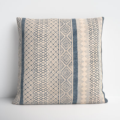 Zetta Geometric Cotton Throw Pillow