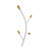 Arles Metal White Standing Coat Rack-5143934