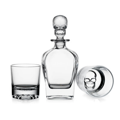 Skull 44 Oz. Crystal Whiskey Glass