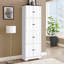 Armoire de rangement murale 8 portes avec 4 tablettes-1697837012