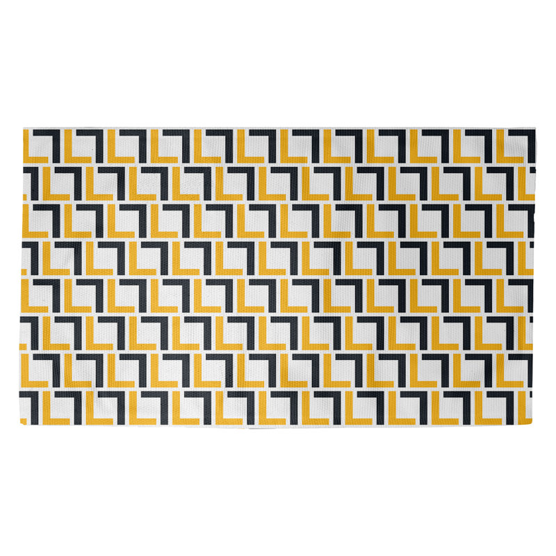 Geometric Indoor Rug, Rectangle 3' x 5'
