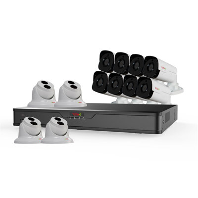 Home Imports Emporium Ultra 16CH, 4TB HD NVR Surveillance System Cameras