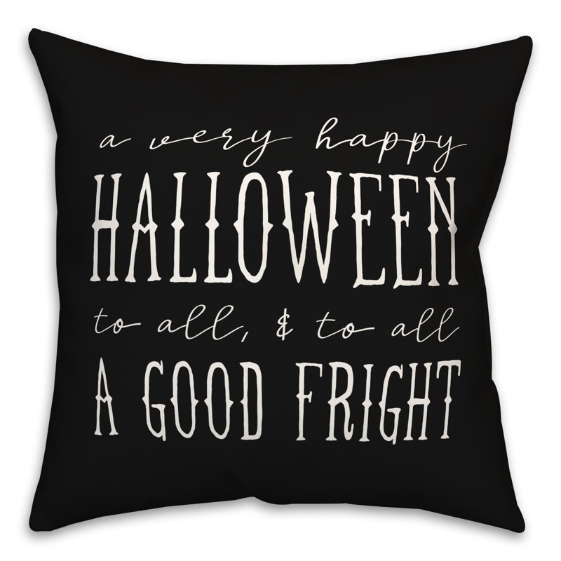  Coussin Happy Happy Good Fright