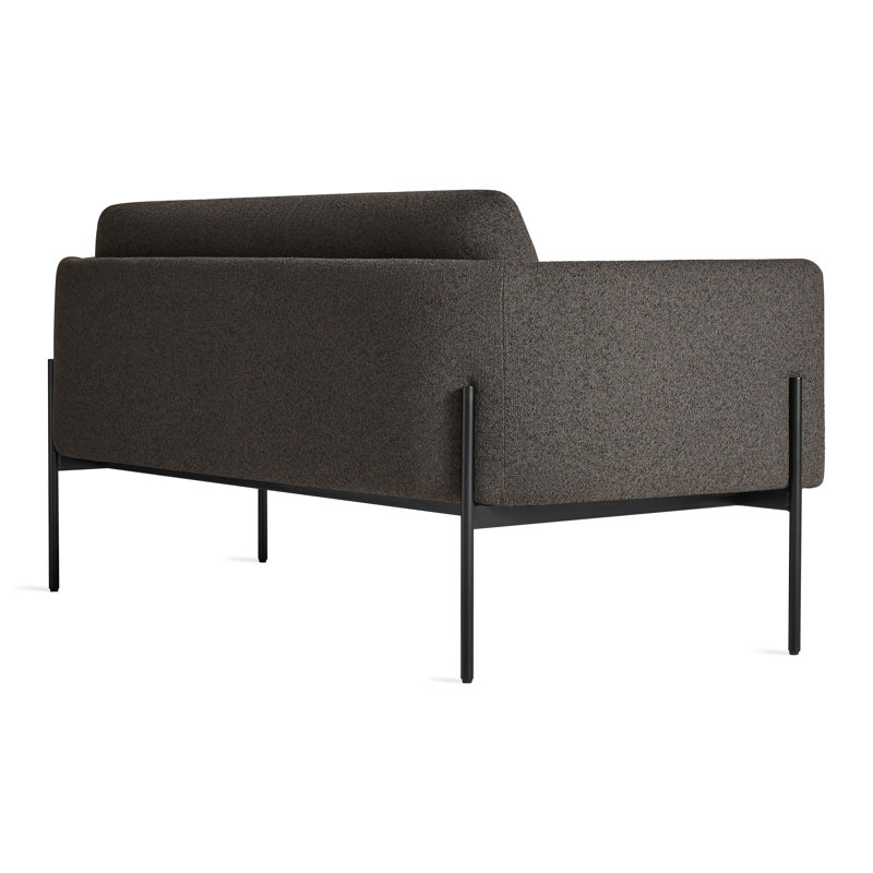 Getup Loveseat, Kelso Charcoal Polyester