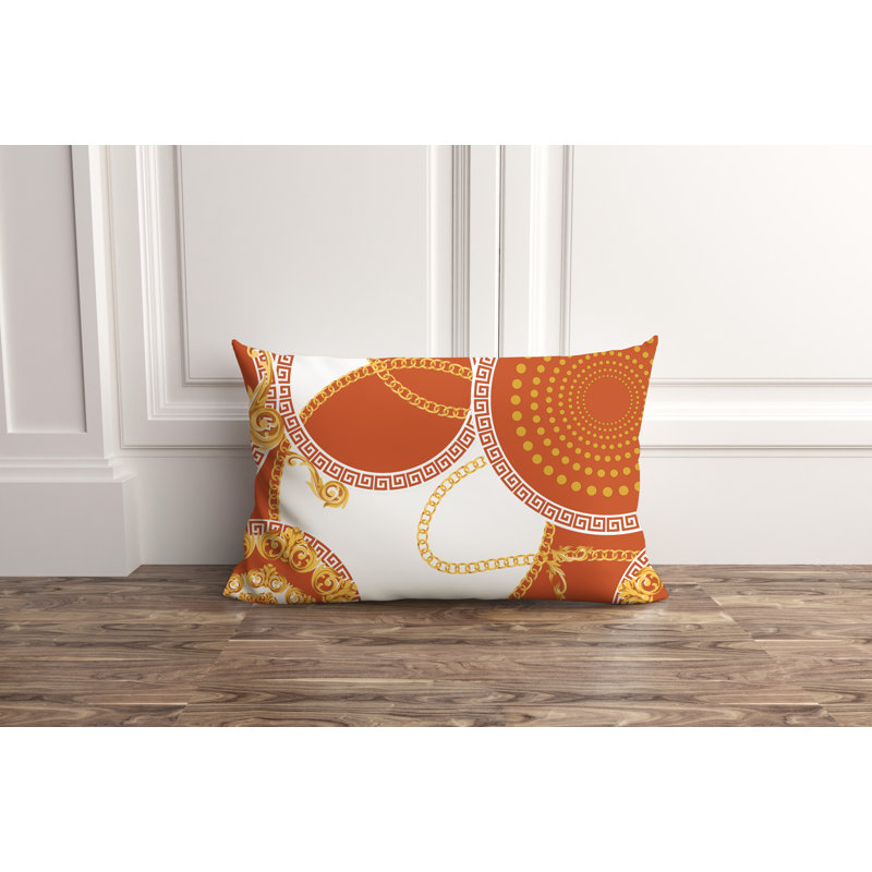 Housse et insert de coussin extérieur Tobin, Orange