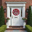 Valentines Day Wreath with Glittering Red Heart