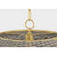 Luminaire suspendu Penarth en laiton vieilli
