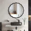 Miroir ondulé en bois massif exquis pour diverses pièces, rehaussant le décor-506056769-506056831