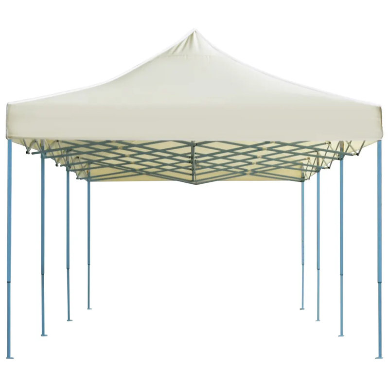 9m x 3m Steel Pop-Up Party Tent, Cream