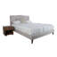 Grand lit avec 2 tables de chevet-1893962898