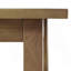 Acacia Wood Accent Side Table Weather-Resistant for Indoor Outdoor Use