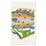Trout Tryptic II Giclee Print by Dana Gibson