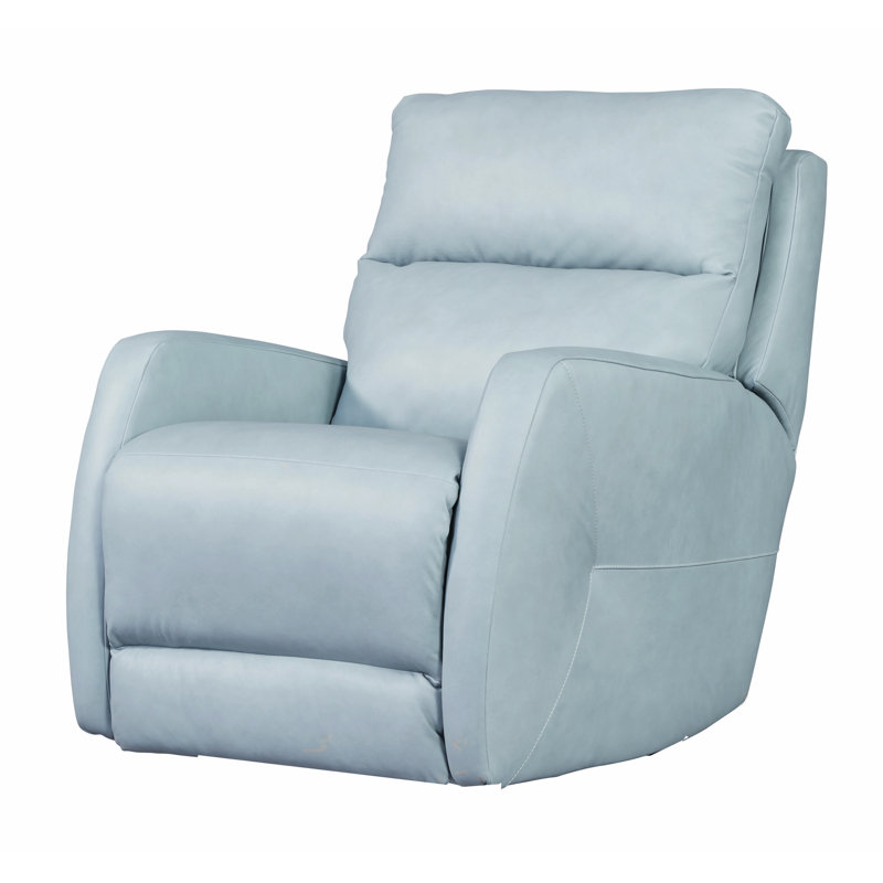 Esprit Dual Power Leather Recliner, Red
