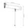 23.6" Toilet Grab Bar Foldable Drop Down Toilet Safety Rails