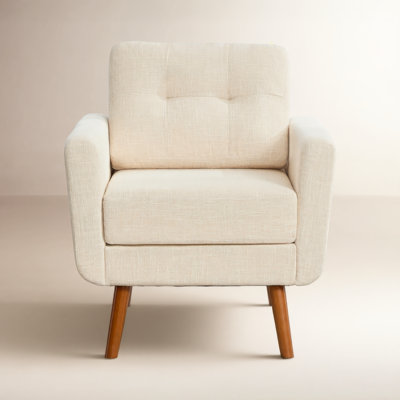 George Oliver Estes Linen Armchair